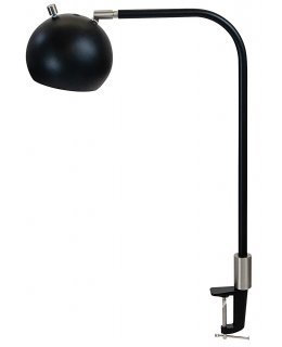 House of Troy AR401-BLK-SN Aria Globe Clamp-on Desk Lamp
